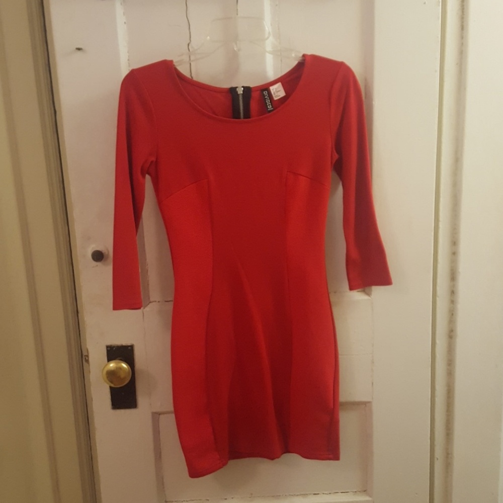 Holiday Red mini dress